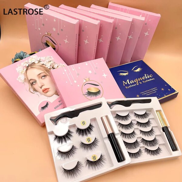 Cils Magnétiques avec Eyeliner