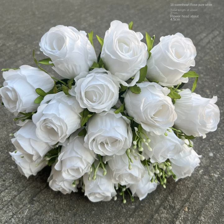 Bouquet de roses multicolores