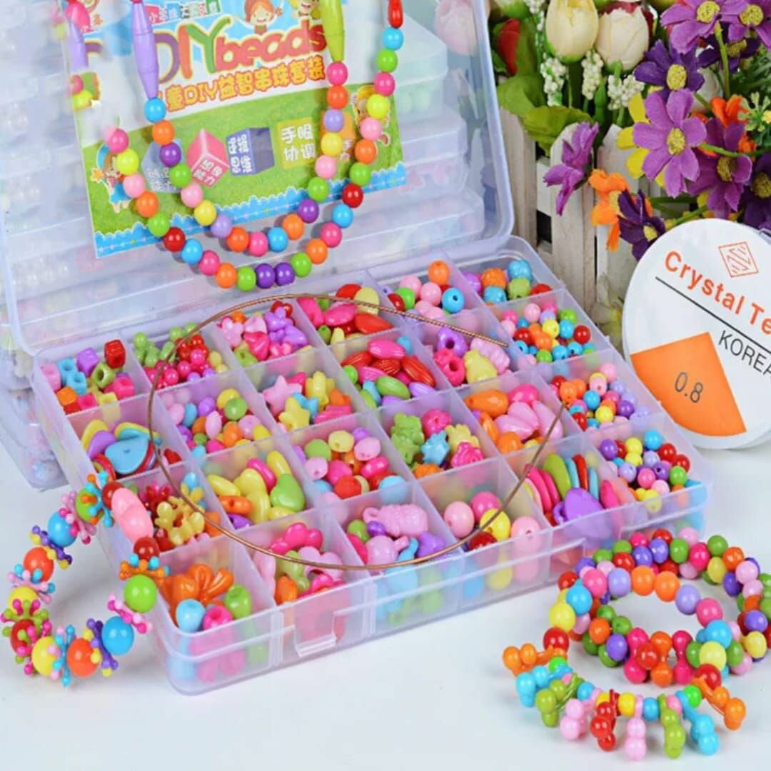 Kit de perles colorées DIY