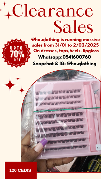 Cluster lashes with tweezer and lash glue