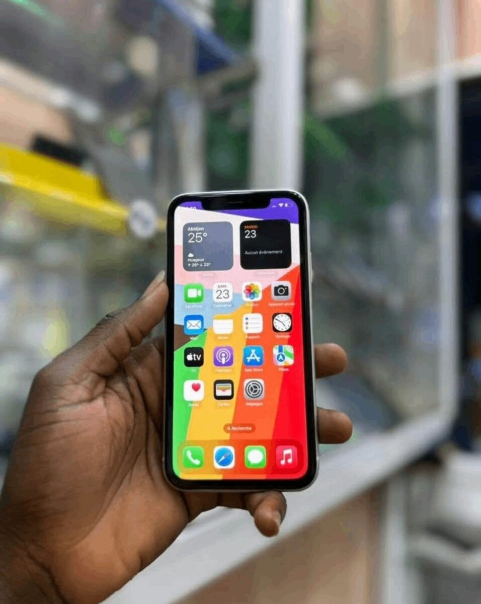 Smartphone iOS moderne