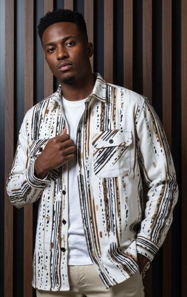 Chemise à motifs tendance