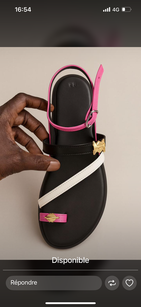 Sandales élégantes en cuir