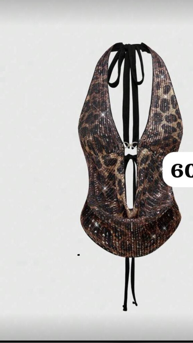 Éblouissant Body à Paillettes