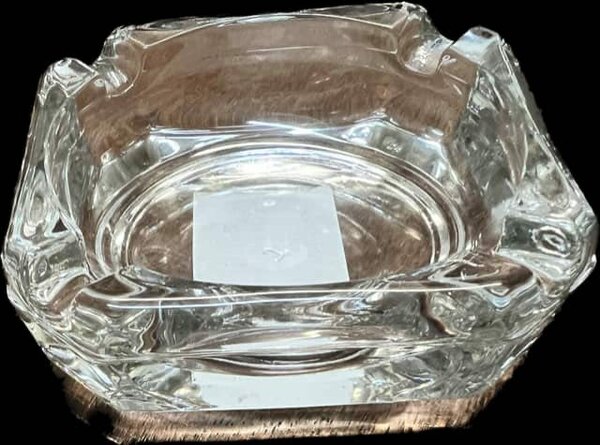 Cendrier en cristal élégant