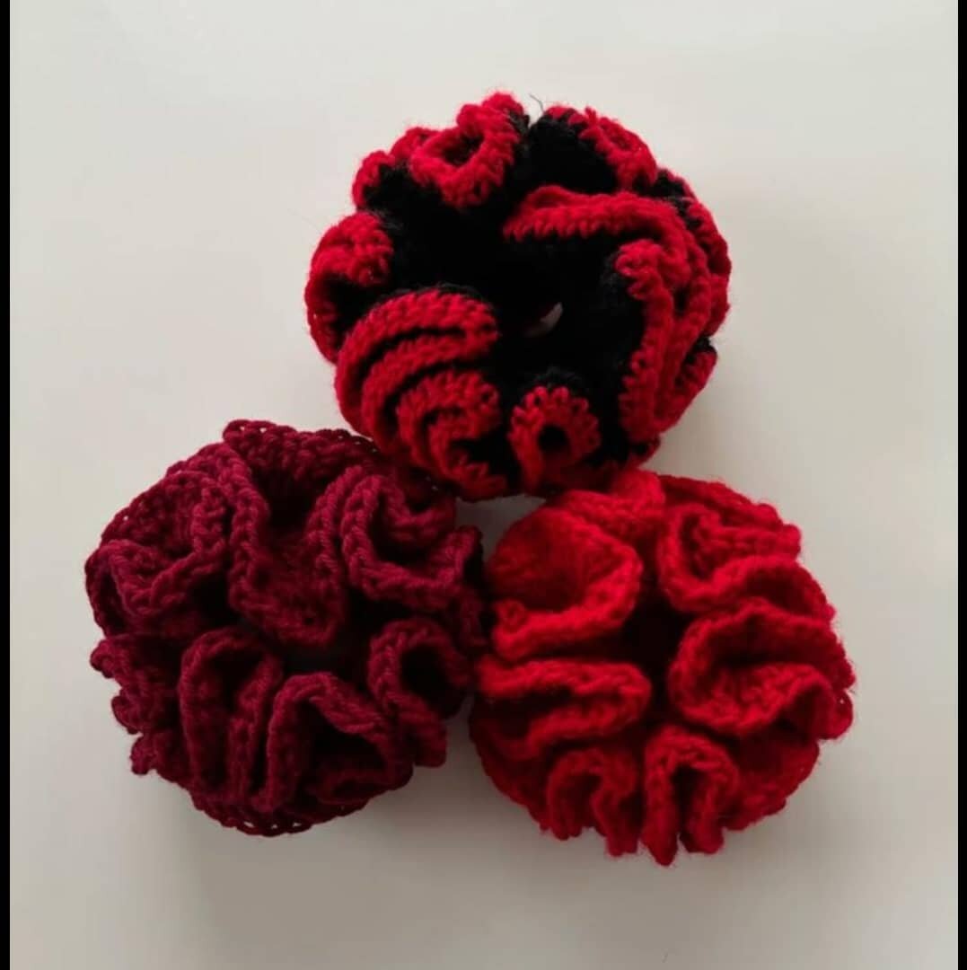 Chouchous tricotés colorés