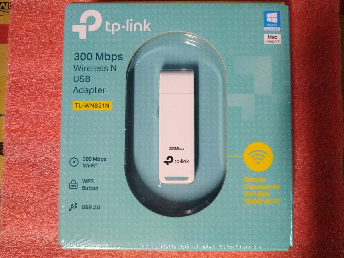 Адаптер WiFi TP-Link TL-WN821N USB 2.0