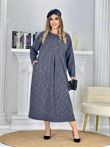 Микро вельвет платье