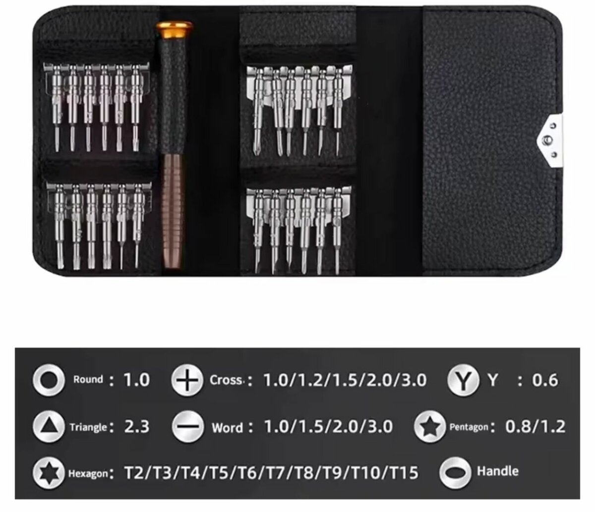 25 en 1 Tournevis Portable Haute Qualité Démontage Outil