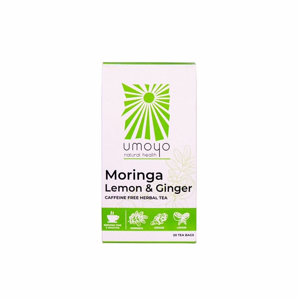Umoyo Moringa, Lemon & Ginger Tea
