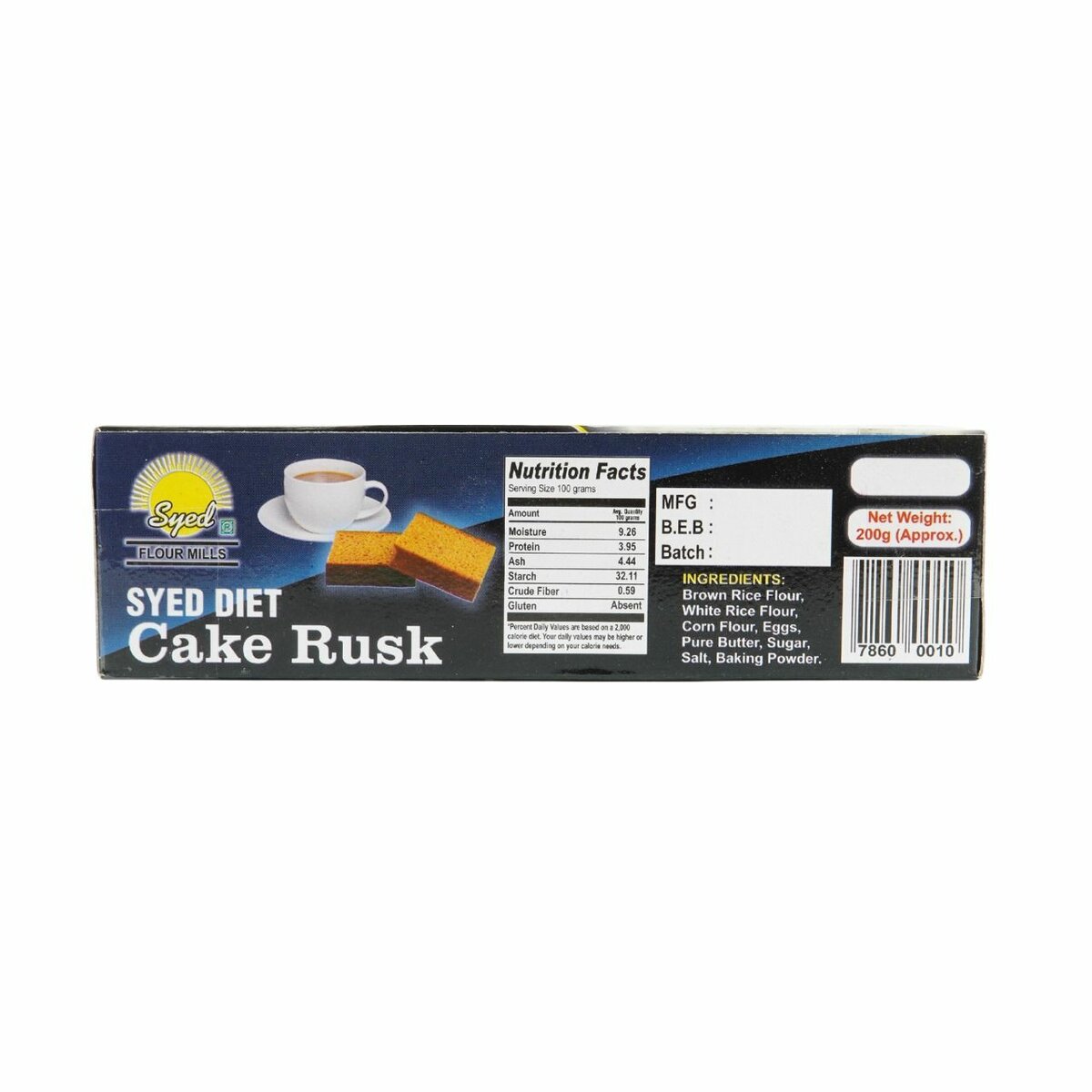 Syed Diet Cake Rusk
