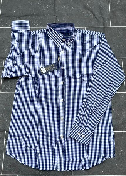 Chemise à carreaux homme