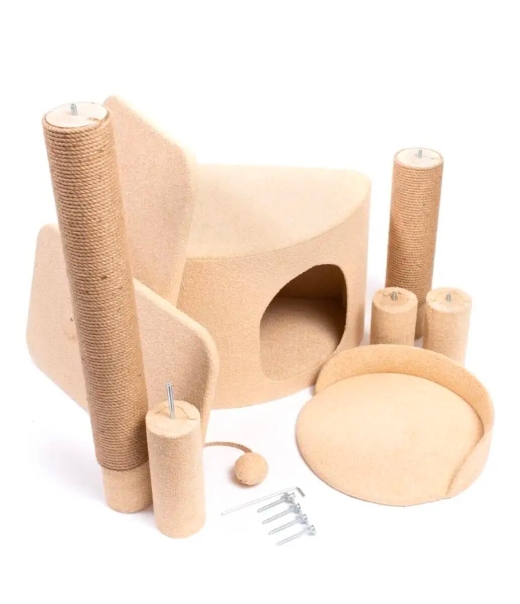 Кошачий комплекс / когтеточка / домик