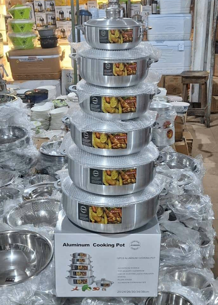 Batterie de Casseroles en Aluminium