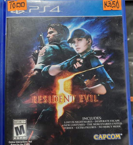PLAYSTATION 4&5 GAMES Resident Evil