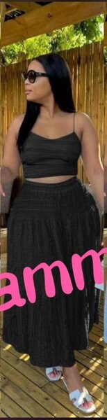 Ensemble Jupe Longue et Top