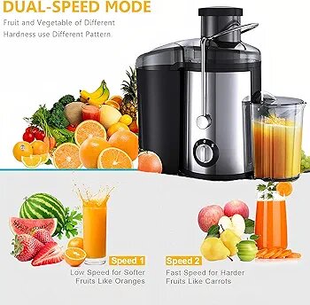 Decakila Centrifugal Juicing Machine - Black