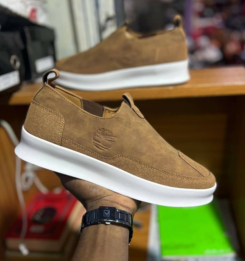 Baskets décontractées en cuir