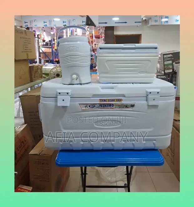 Eskimo 3-in-1 Eskimo Ice Chest Cooler Biggest size-white