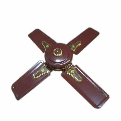 24" Short Blade Ceiling Fan - Brown