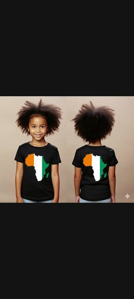 T-shirt Enfant Carte Afrique