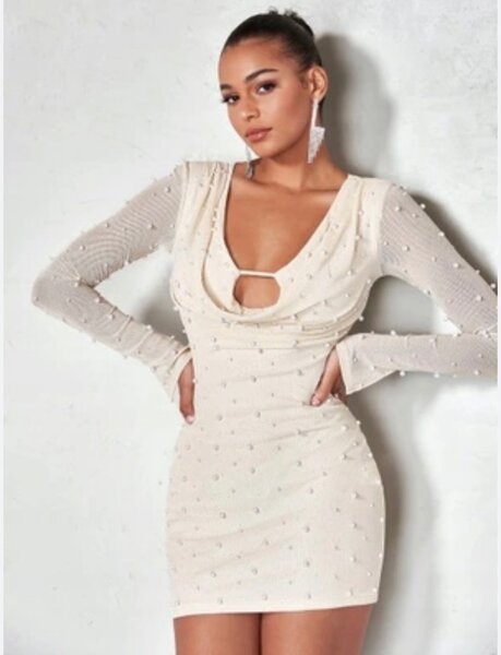 Robe élégante perlée T S/m