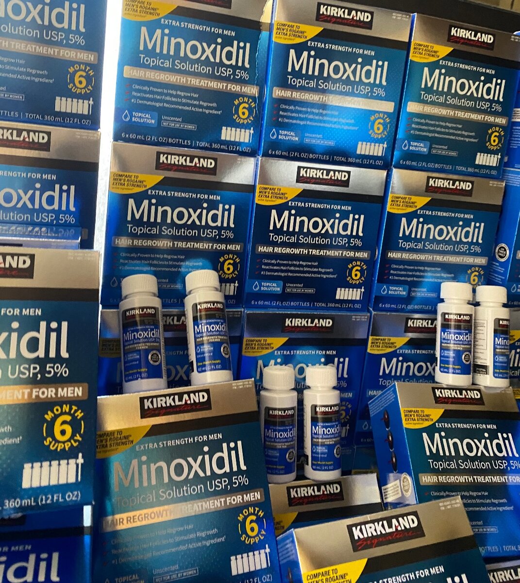 Kirkland Signature Minoxidil For Beard Growth x 6Pcs