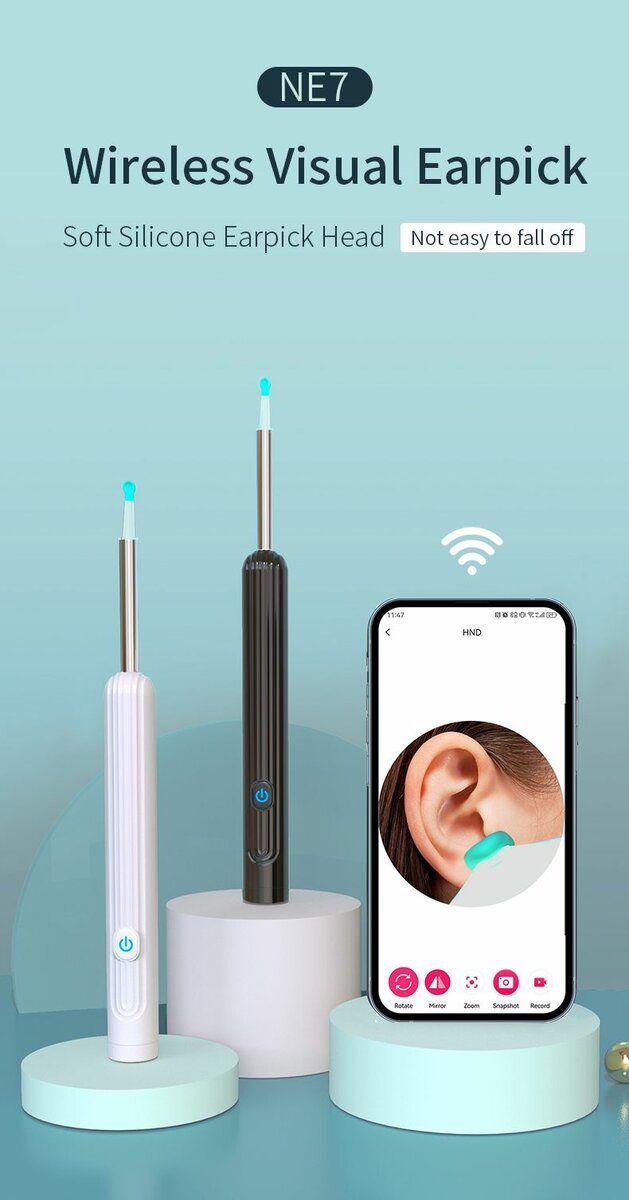 Ear Wax Removal Camera Tool
