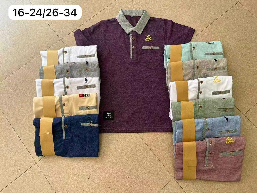 Lot de polos colorés