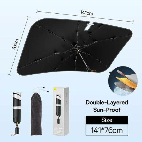 Pare-soleil pliable pour voiture