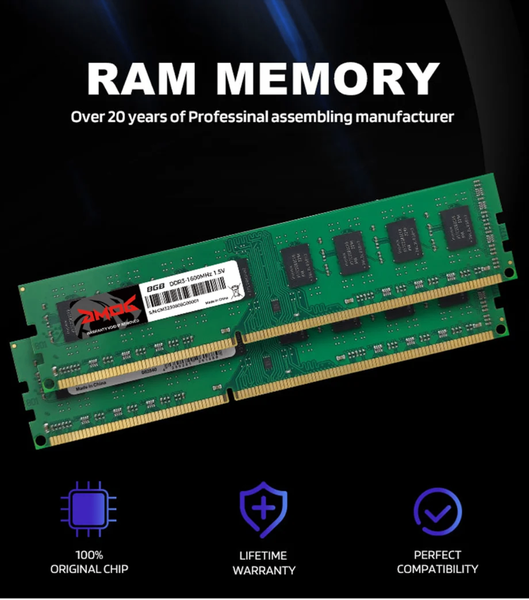 RAM 8GB DDR3 Bureau