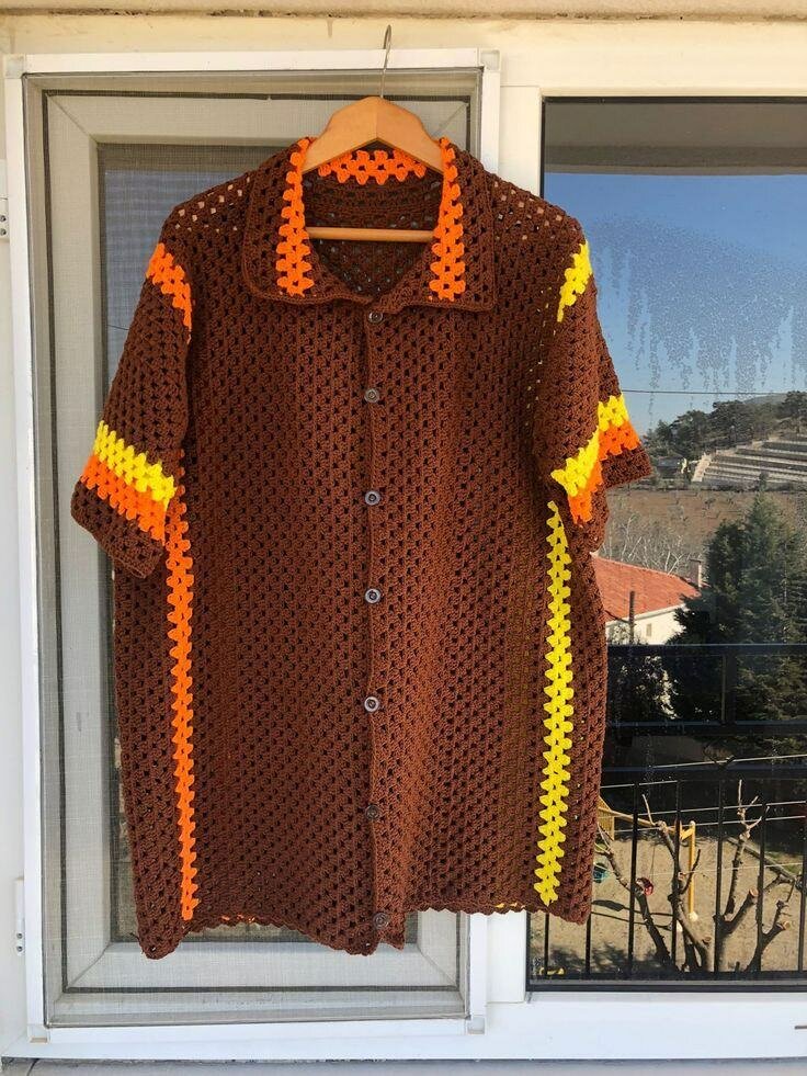 Chemise au crochet