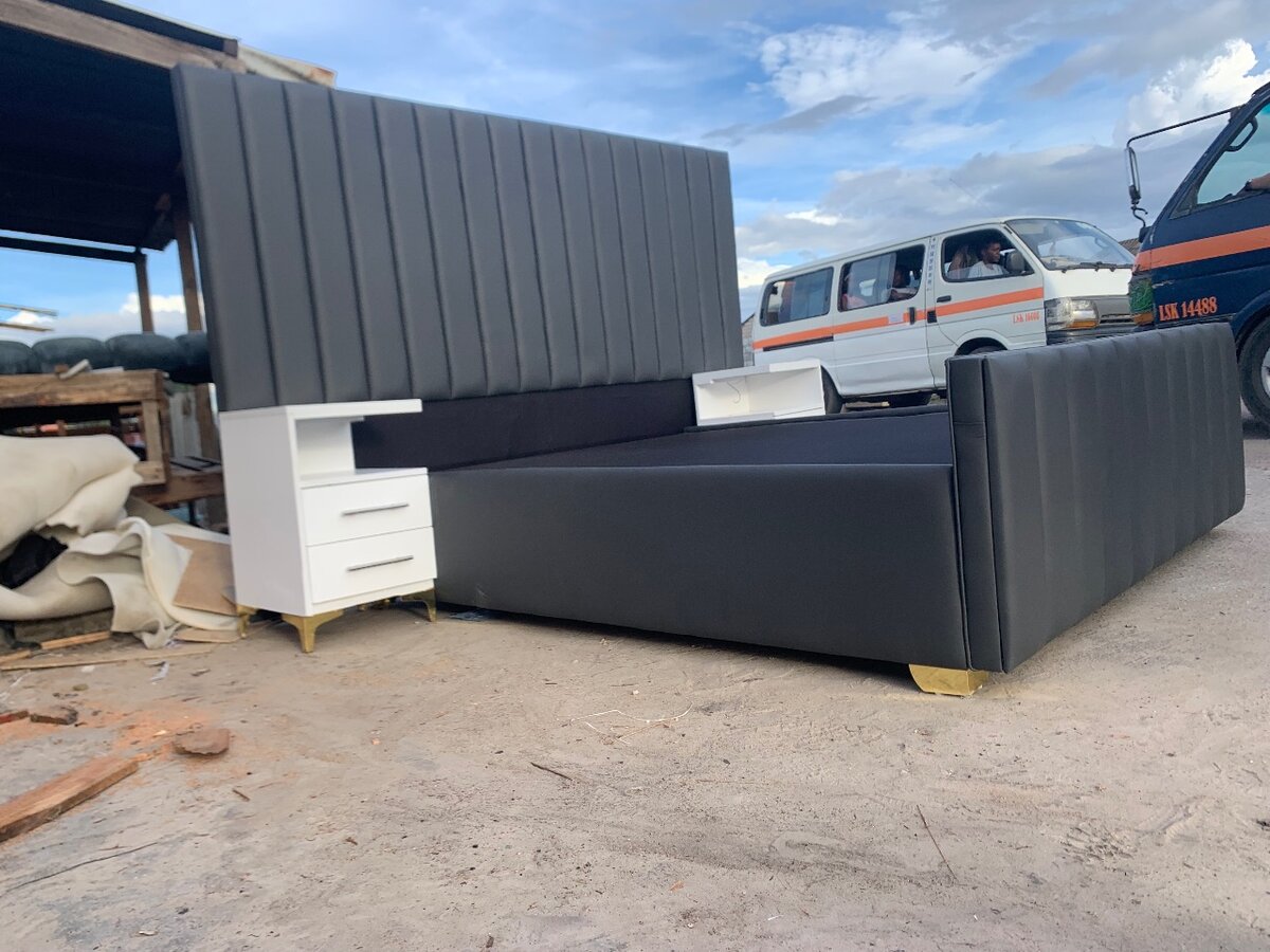 Bed , head and side drawers