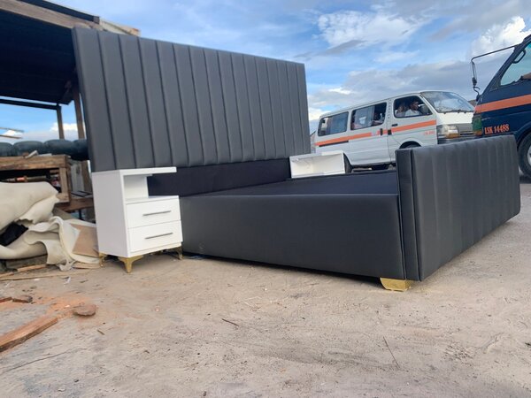 Bed , head and side drawers