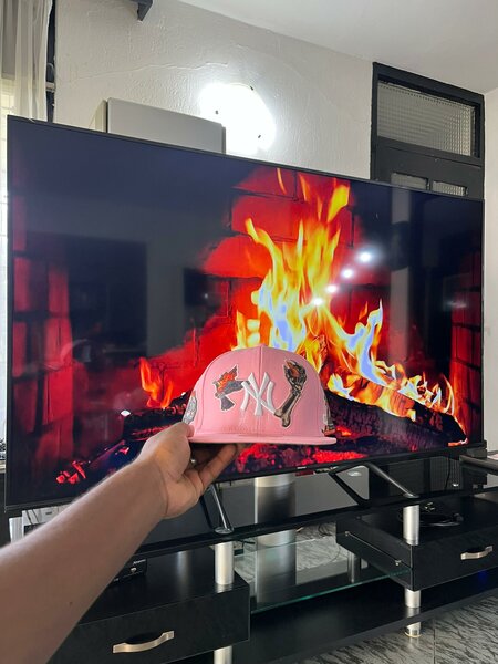 Stylish Pink Embroidered Cap