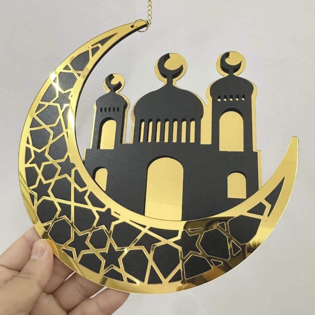 Décor Murale Lune et mosquée