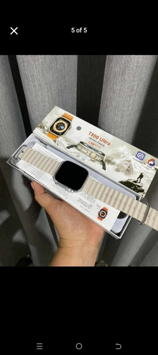 REDUCED TO CLEAR!! T800 Smart Watch  Features: Calls, BT Mus