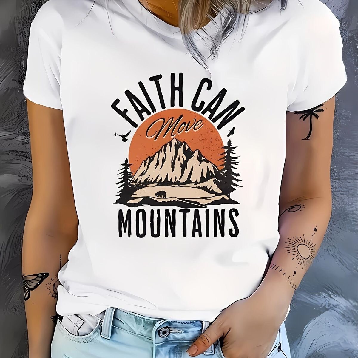 Fashion Casual Faith T Shirt