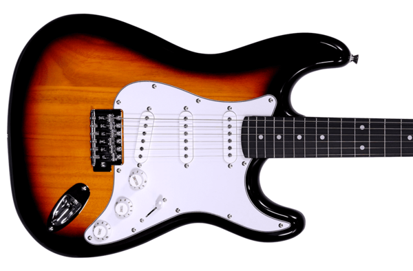 Guitare électrique en sycomore