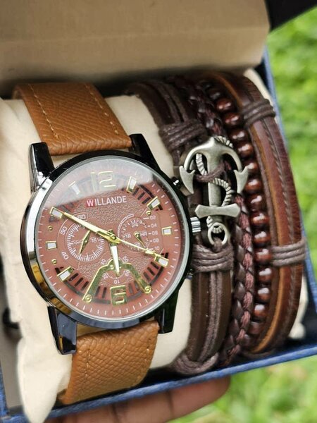 Montre Homme Bracelet Cuir