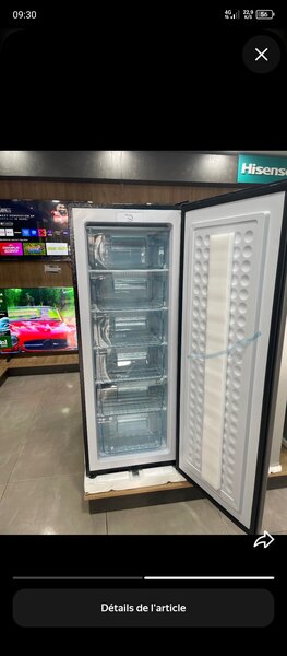 Congélateur Vertical Moderne