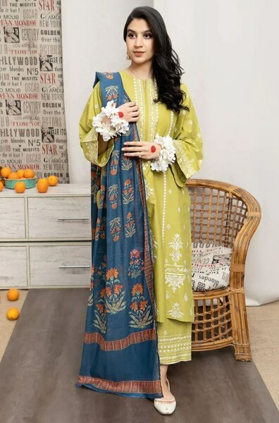 Women unstitched Dhanak collection