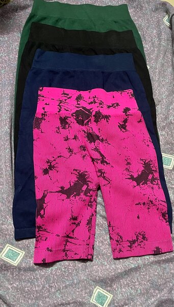 Lot de leggings colorés