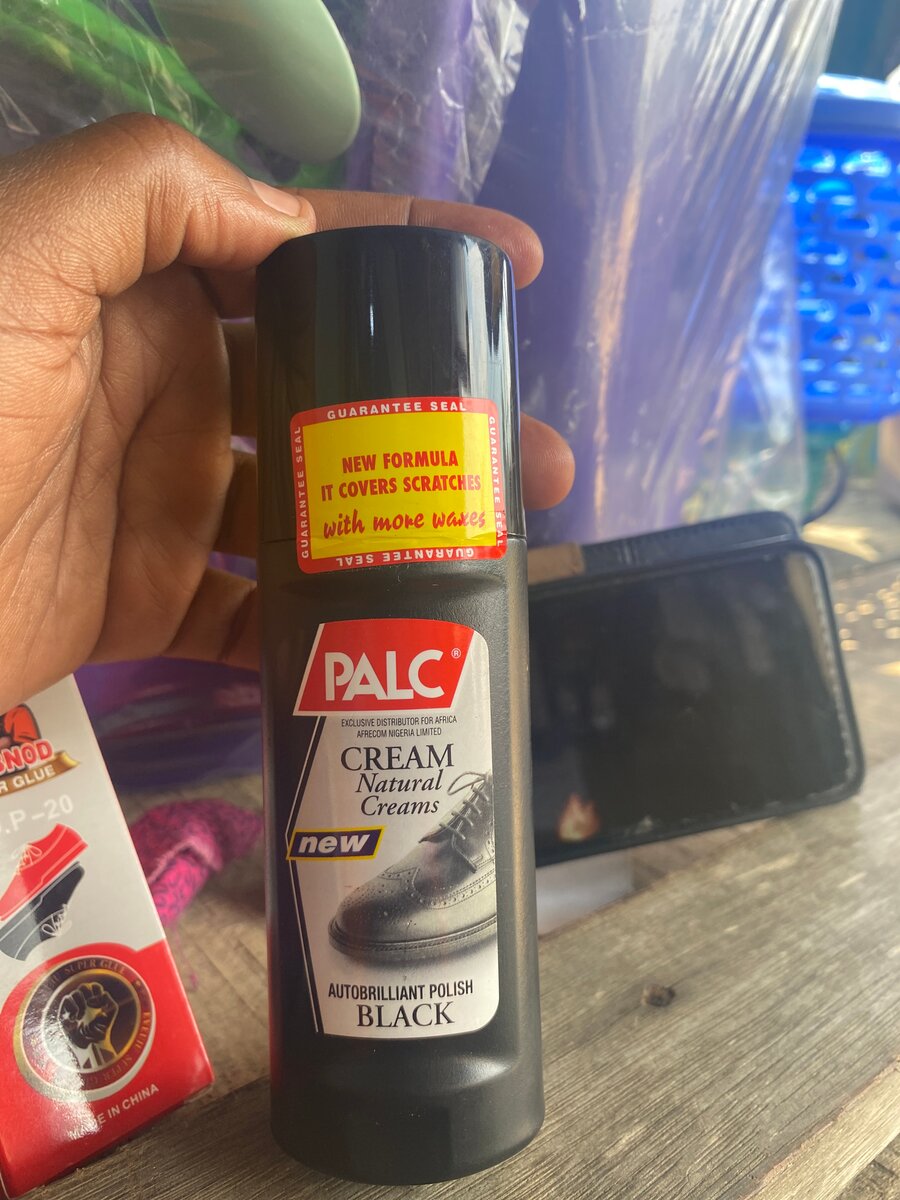 PALC Black Shoe Polish Cream