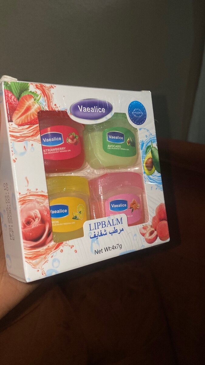 Ensemble de Baumes à Lèvres Fruités Vaealice