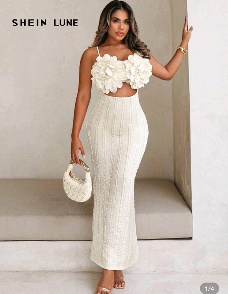 Robe élégante à fleurs