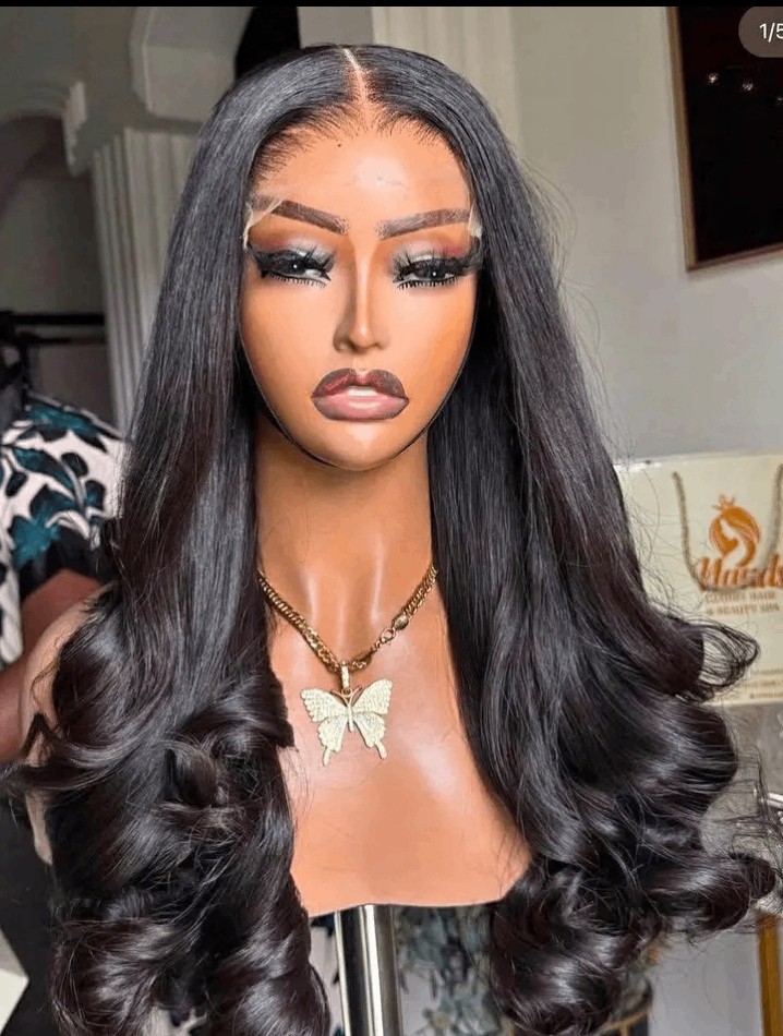 Perruque synthétique longue