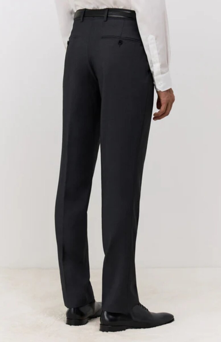 Tissu pantalon noir taille L/33