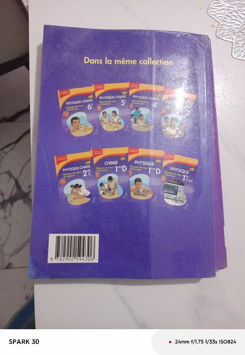 Résumé Chimie Tle C,D&E