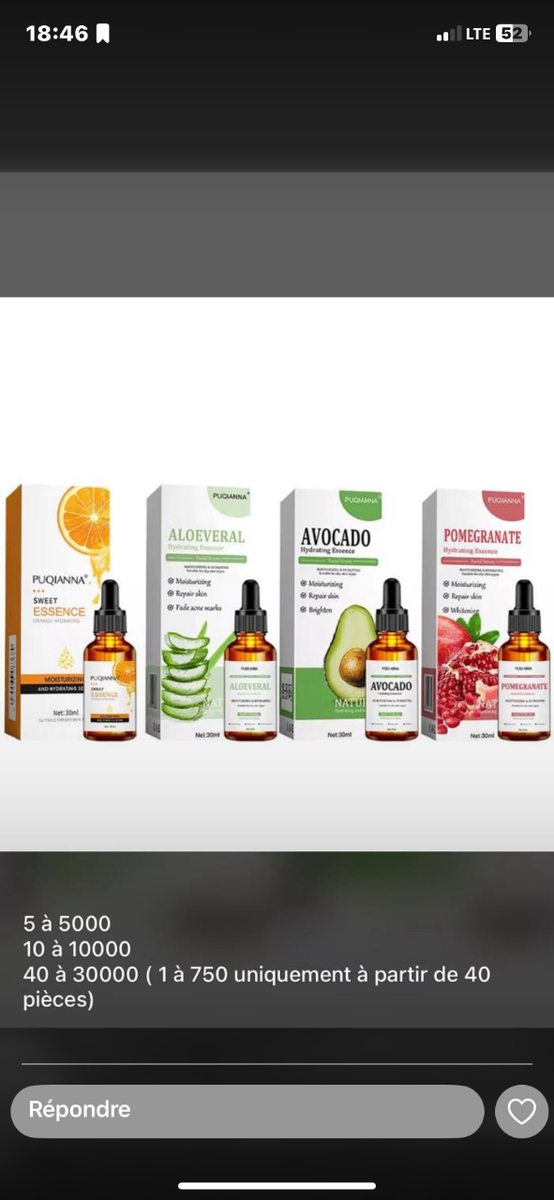 Sérum Visage propre